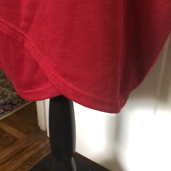 Turtleneck Dress long sleeves wrap front hem Large - Picture 6 of 7